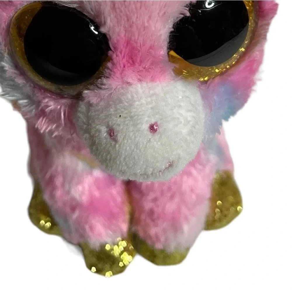 Ty Beanie Boos Fantasia Multicolor Unicorn reg stuffed animal plush